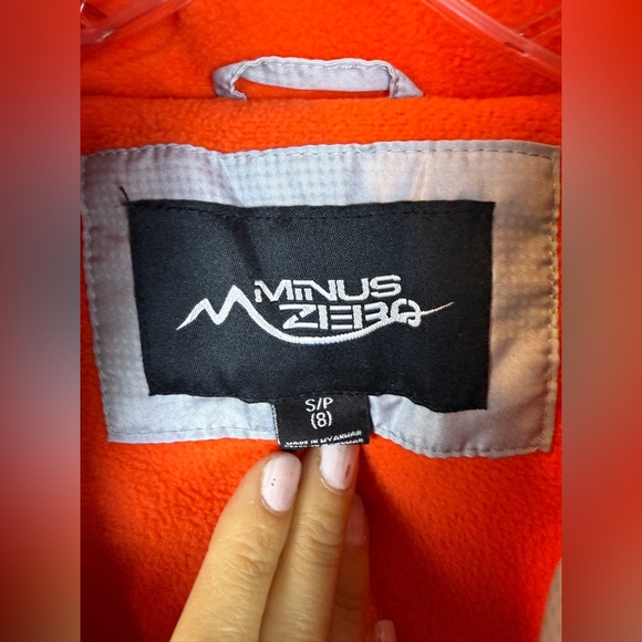 Minus Zero Silver Camo Hooded Puffer Coat- Size Small (8) - Picture 8 of 9